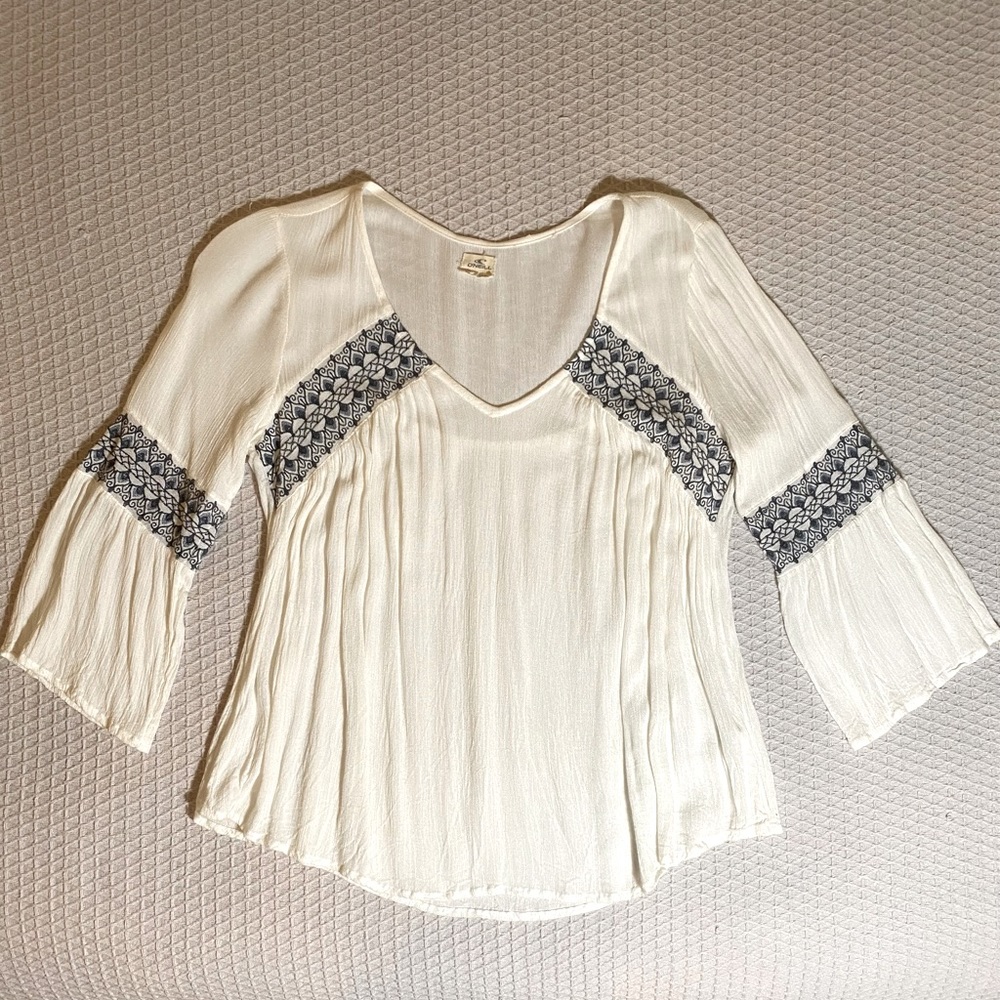 O’Neil embroidery detailed blouse